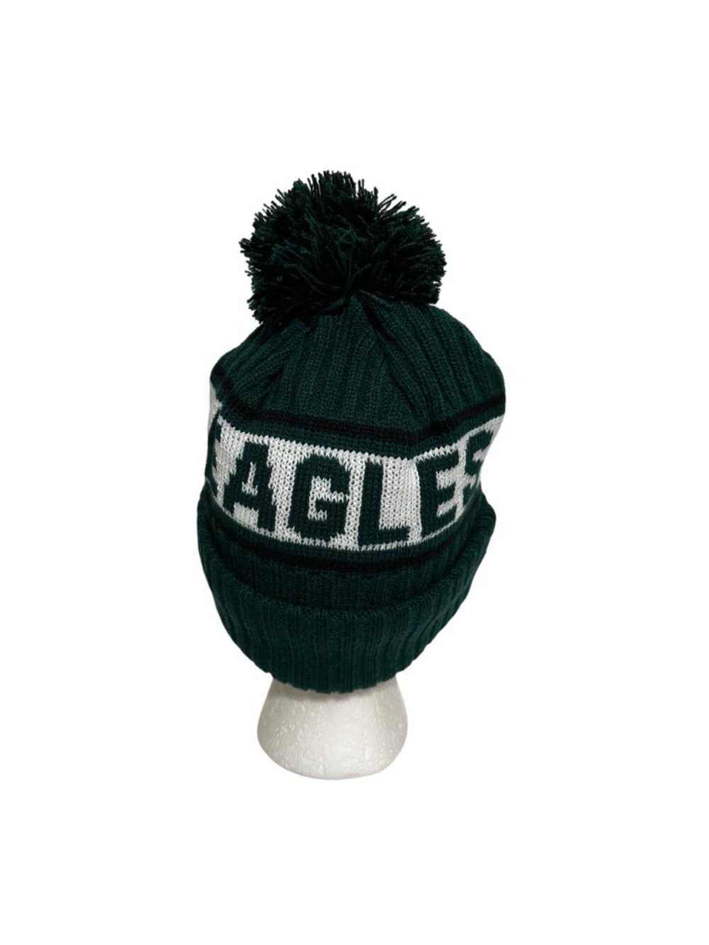 Philadelphia Eagles NFL Knit Beanie Hat Removeable Pom Football Athleisure - Picture 5 of 7